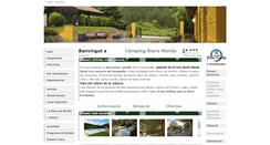 Desktop Screenshot of campingrieramerles.net